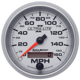 3-3/8" SPEEDOMETER, 0-160 MPH, ULTRA-LITE II — White (4988)