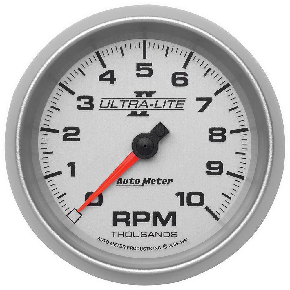 AutoMeter 3-3/8" IN-Dash Tachometer, 0-10,000 RPM, Ultra-Lite II