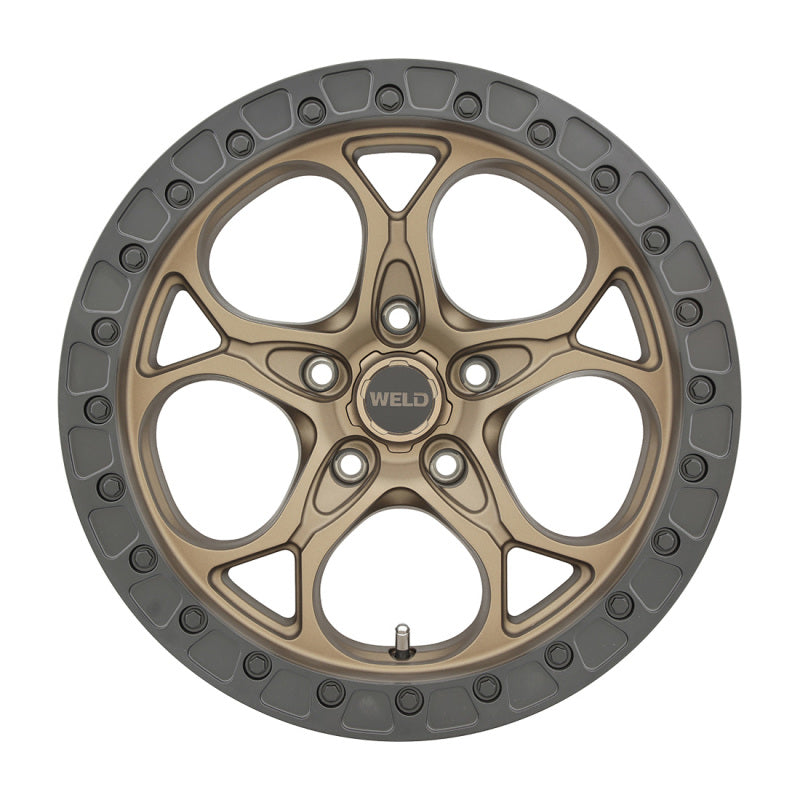 Weld Off-Road Roue W106 17X9.0 Ledge 5X127 ET00 BS5.00 71.5 - bronze satiné / noir satiné
