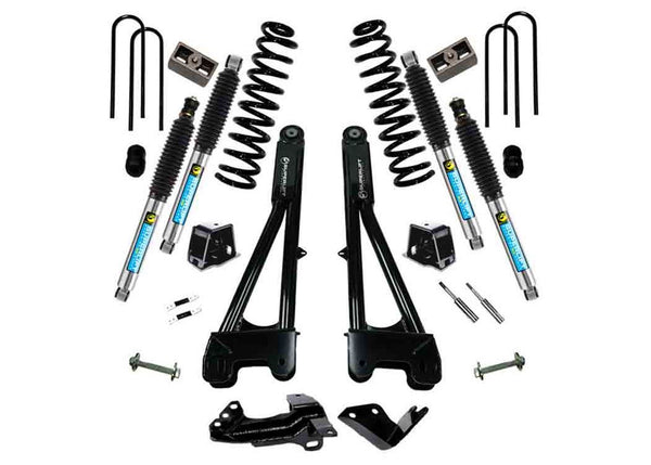 Superlift 4" Lift Kit — Bilstein Shocks, Radius Arms, Diesel — 2005-2007 Ford F-250/F-350 Super Duty 4WD (K975B)
