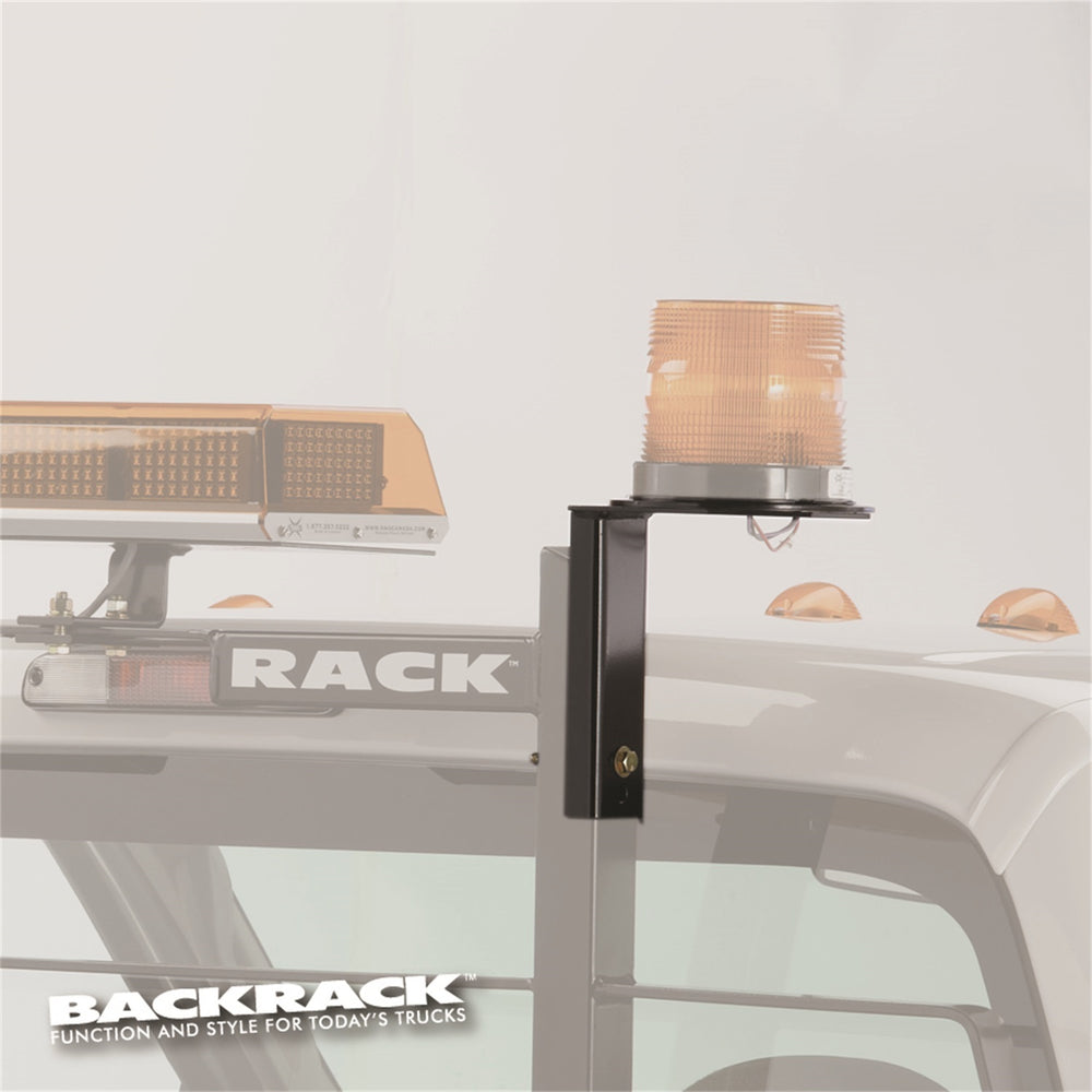Backrack Support de feu pour porte-échelle 6-1/2 po, côté passager, noir
