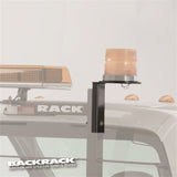 Backrack Headache Rack Light Bracket 6-1/2 in Base Passenger Side Black