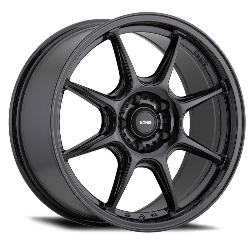 Konig Roue Lockout 16x7.5 5x100 ET45 - noir brillant