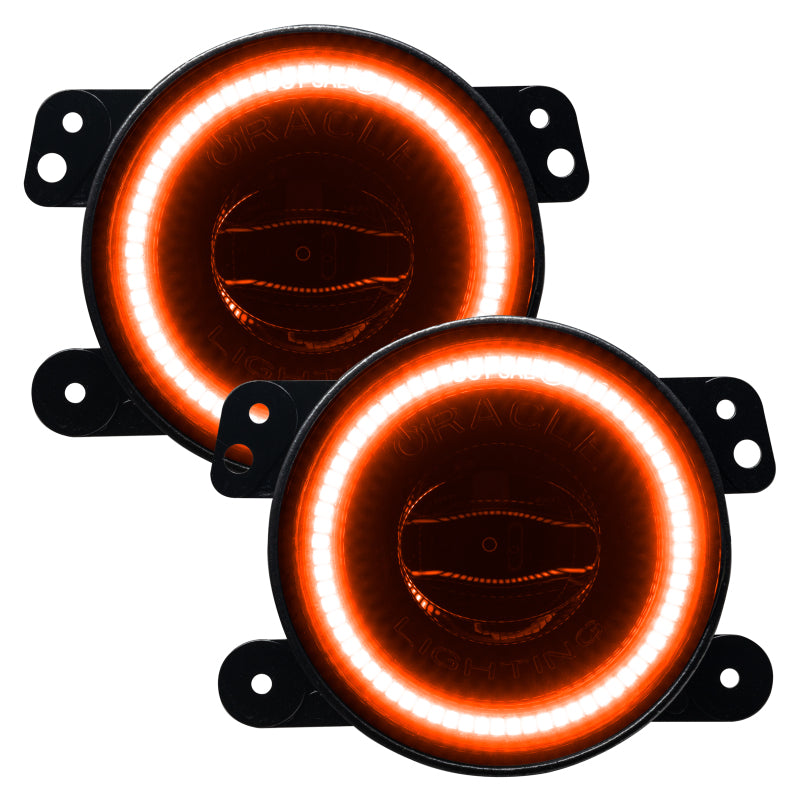 Oracle Phares antibrouillard W à DEL haute performance Jeep Wrangler JK/JL/JT - ambre