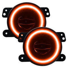 Oracle Phares antibrouillard W à DEL haute performance Jeep Wrangler JK/JL/JT - ambre
