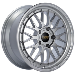 BBS LM 19x9 5x120 ET27 Diamond Silver Center / Diamond Cut Lip Wheel -82mm PFS/Clip Required