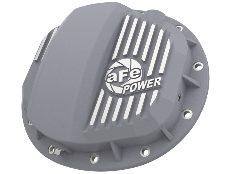 aFe Couvercle de différentiel arrière Pro Series GMCH 9.5 brut avec ailettes usinées 19-20 GM Silverado/Sierra 1500