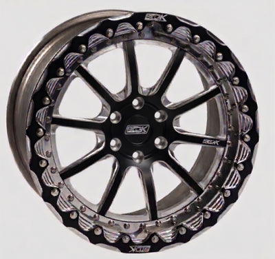 Belak 17x9.5 / 6.25in BS / 6x135mm BP / High Pad / Series 4 - Single Beadlock Wheel w/ Billet Lip