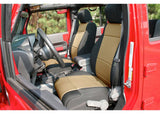 Rugged Ridge Wrangler 2DR SEAT Cover KIT Black/tan (OMI1329604)