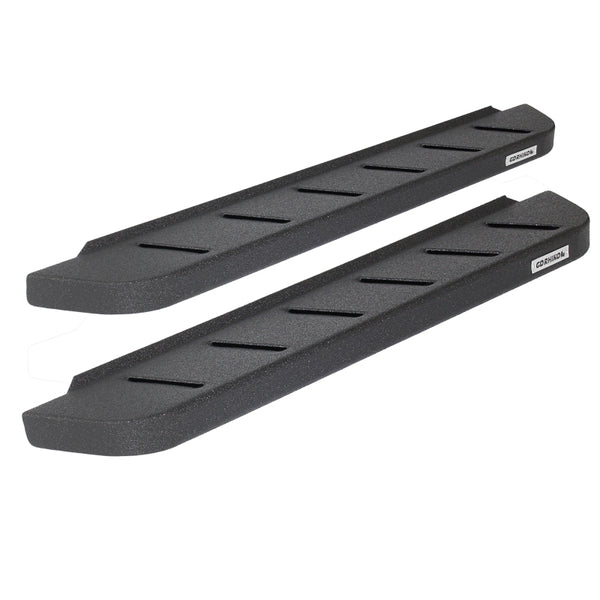 Go Rhino Marchepieds minces RB10 57 po longueur de cabine - noir texturé (sans perçage/supports de montage requis)