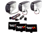 Rugged Ridge 5-In x 7-In Halogen Fog Light Black Steel Housing (1520705) — view 2