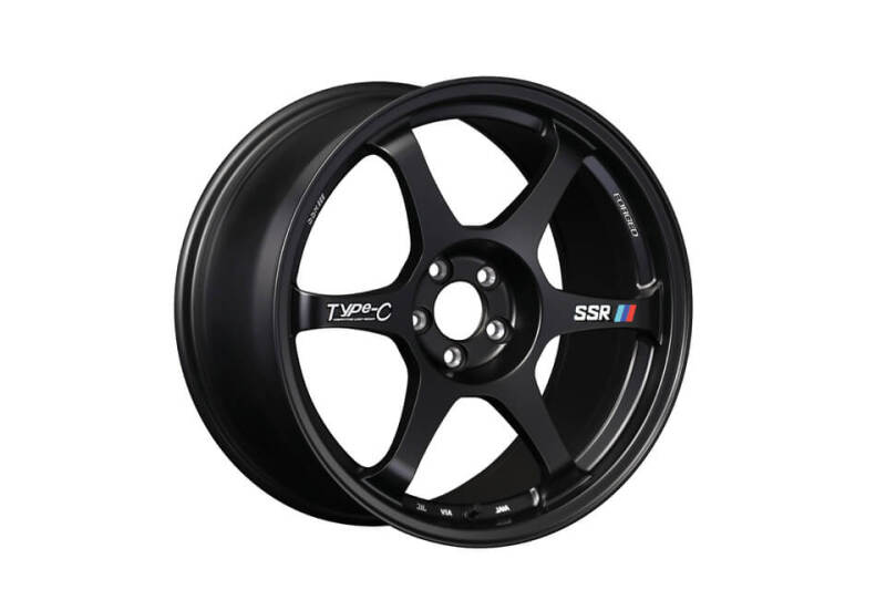 SSR Type-C Forged 18x9.5 +38 5/114.3 - Sprint Black Wheel