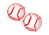 Rugged Ridge Elite Headlight EURO Guards RED; 0717 Jk/jku (OMI1123015)