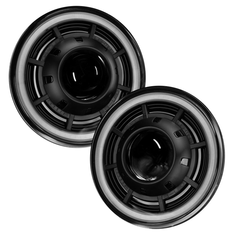 Oracle Phares à projecteur bi-DEL Oculus 7 po pour Jeep Wrangler JK - 6000K