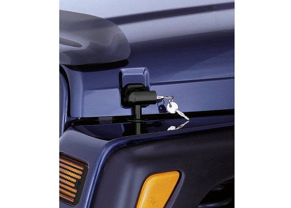 Rugged Ridge Locking HOOD Catch KIT 9706 JEEP Wrangler Black
