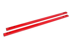 BMR Rails de levage de châssis à très bas profil 15-17 S550 Mustang - rouge