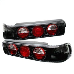 Spyder Euro Style Tail Lights - Black — 1990-1993 Acura Integra (5000156)