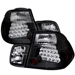 Spyder LED Tail Lights - Black — for select BMW vehicles (5000736)