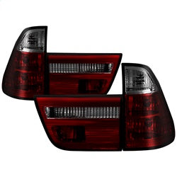 Spyder Euro Style Tail Lights - Red Smoke