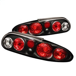 Spyder Euro Style Tail Lights - Black — 1993-2002 Chevrolet Camaro (5001191)
