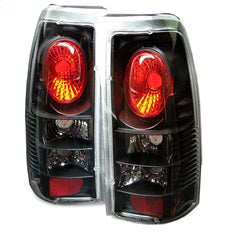 Spyder Euro Style Tail Lights - Black — for select Chevrolet and GMC vehicles (5001986)