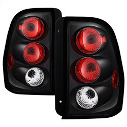Spyder Euro Style Tail Lights - Black — for select Chevrolet vehicles (5002181)