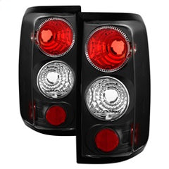 Spyder Euro Style Tail Lights - Black — 2004-2008 Ford F-150 (5003195)