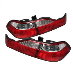 Spyder Feux arrière de style européen — rouge transparent — 1998-2000 Honda Accord (5004352)