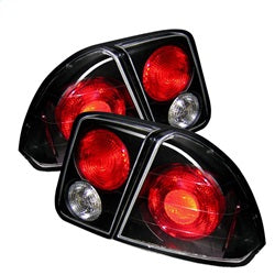 Spyder Feux arrière de style européen — noir — 2001-2005 Honda Civic (5004406)