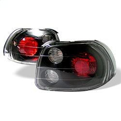 Spyder Feux arrière de style européen — noir — 1993-1997 Honda Civic del Sol (5005168)