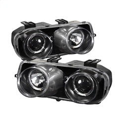 Spyder Projector Headlights - LED Halo - Black — 1994-1997 Acura Integra (5008671)