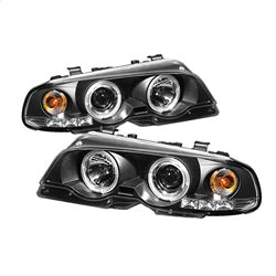 Spyder Projector Headlights - LED Halo - Black — for select BMW vehicles (5008923)