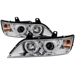 Spyder Projector Headlights - LED Halo - Chrome — 1996-2002 BMW Z3 (5009098)