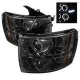 Projector Headlights - LED Halo - Smoke (5009517)