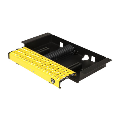 Carr WTS - 24" Retractable Step (Chevy Cargo Van,Side Door) - P3 Blk /XP7 Sfty Ylw