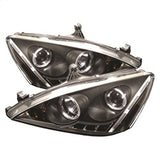 Projector Headlights - LED Halo - Amber Reflector - Black (5010636)