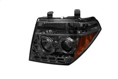 Spyder Phares à projecteur halo à DEL — fumé — pour certains véhicules Nissan (5011541)
