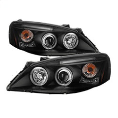 Spyder Phares à projecteur halo à DEL — noir — 2005-2008 Pontiac G6 (5011596)