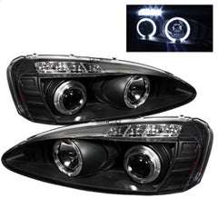 Spyder Phares à projecteur halo à DEL — noir — 2004-2008 Pontiac Grand Prix (5011664)