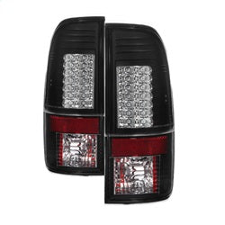Spyder Feux arrière à DEL - version 2 - noir — 1997-2003 Ford F-150 Styleside, 1999-2007 Ford F-250/F-350/F-450/F-550 Super Duty (5029133)