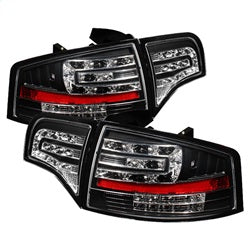 Spyder LED Tail Lights - Black — for select Audi vehicles (5029287)