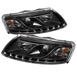 Spyder Phares à projecteur feux de jour — noir — pour certains véhicules Audi (5029416)