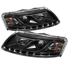 Spyder Phares à projecteur feux de jour — noir — pour certains véhicules Audi (5029416)