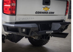 Go Rhino Rear Bumper — 2014-2019 Chevy Silverado 1500