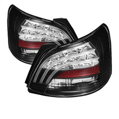 Spyder LED Tail Lights - Black — 2007-2009 Toyota Yaris (5037640)