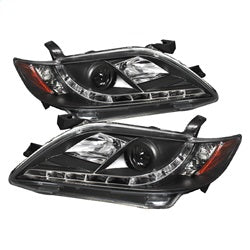 Spyder Phares à projecteur feux de jour — noir — 2007-2009 Toyota Camry (5039422)