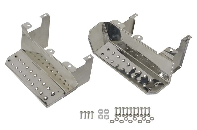 Kentrol Marchepieds latéraux (paire) 76-95 Jeep CJ7 Wrangler YJ - argent poli