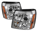 Projector Headlights - LED Halo - DRL - Chrome (5042279)