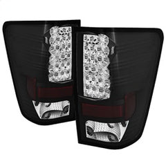 Spyder LED Tail Lights - Black — 2004-2015 Nissan TITAN (5070067)