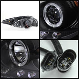 Projector Headlights - LED Halo - Black (5073303)
